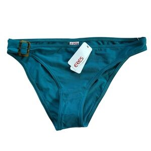 NEW Eres Teal Bikini Bottom Buckle Spy Belt US 12
